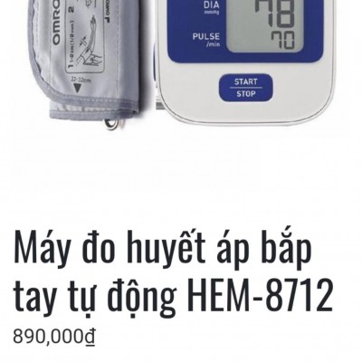 Máy đo huyết áp OMRON 8712